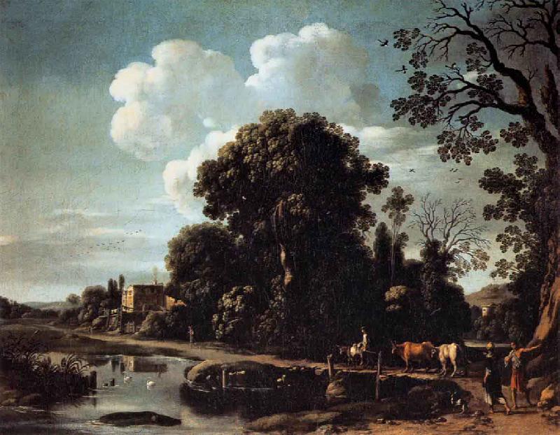 Filippo Napoletano River Landscape